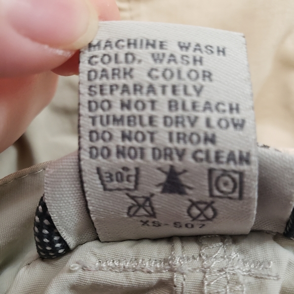 White Sierra Convertible Hiking Pants Light Tan Size L - Picture 9 of 9